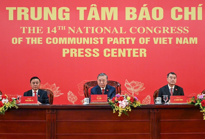 Tổng Bí thư Tô Lâm chủ trì họp báo quốc tế về thành công của Đại hội XIV